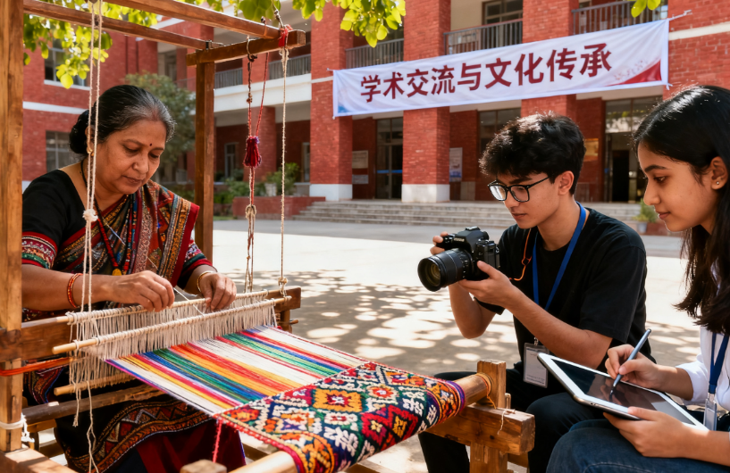 阿拉哈巴德大学举办传统文化学术周 探索非遗与现代教育融合路径